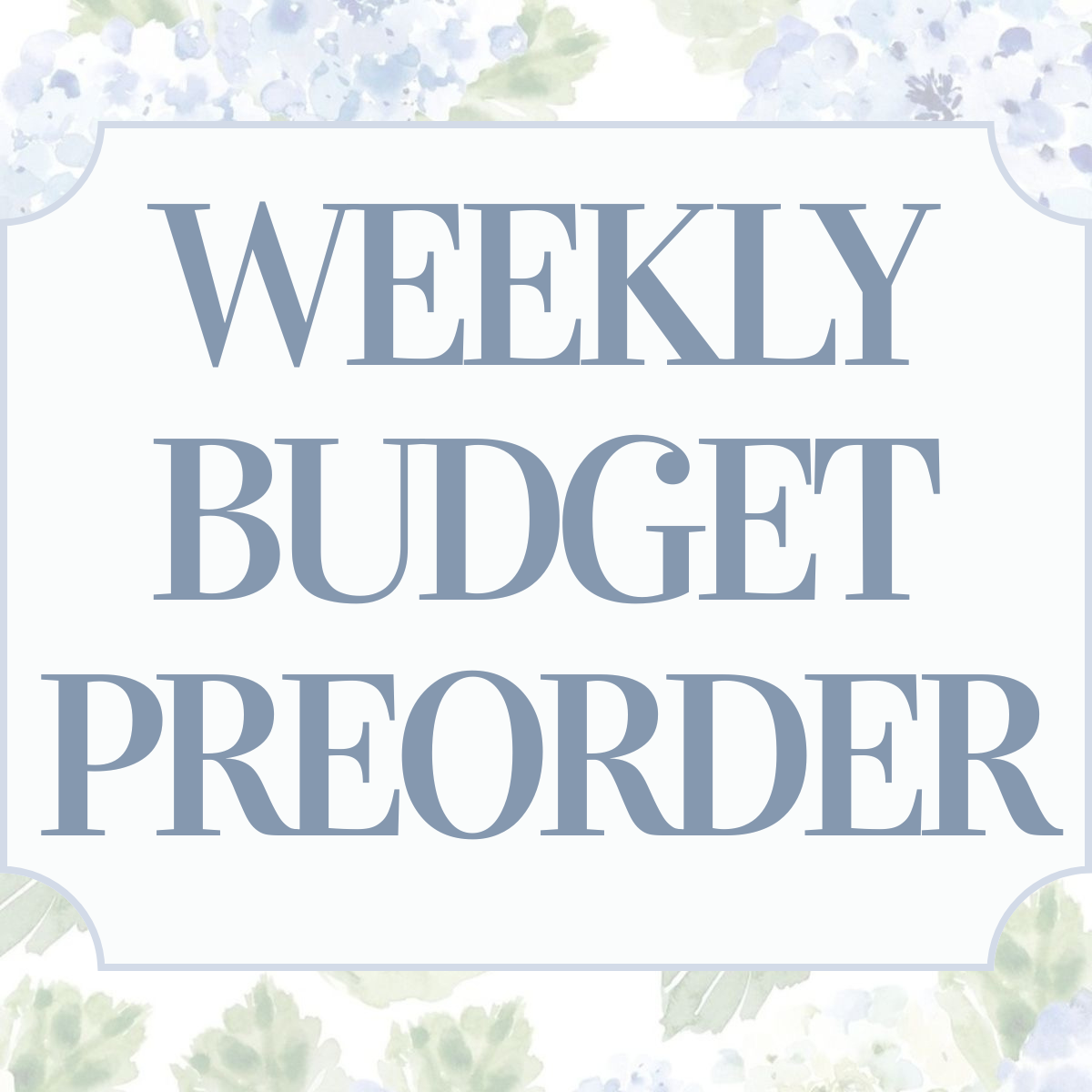 Budget Preorder