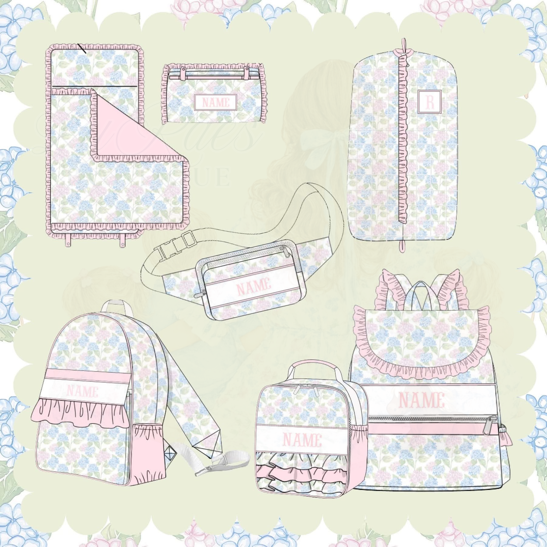 Smocked Luggage Preorder : ETA NOV.
