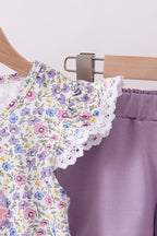 Goose Floral Appliqué Set