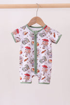 Sage character bamboo romper