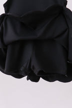 Black scalloped active  mom&me dress