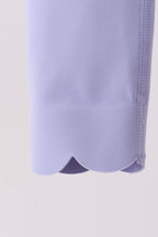Violet Scalloped Yoga Active Leggings