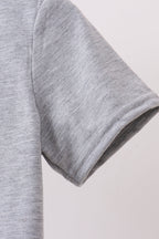 Gray Ship Applique Top