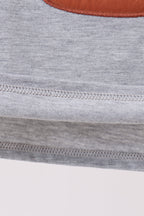 Gray Ship Applique Top