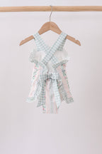 Bow Floral Applique Bubble