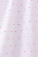 Pink Bow Smocked Swiss Dot Shorts Set