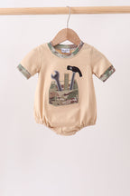Khaki Toolbox Applique Bubble