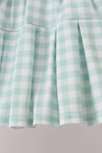 Green Golf Embroidered Skorts Set