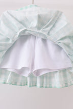 Green Golf Embroidered Skorts Set
