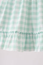 Green Golf Embroidered Ruffle Set