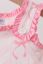 Pink Bow Print Bubble
