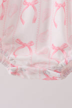 Pink Bow Print Bubble