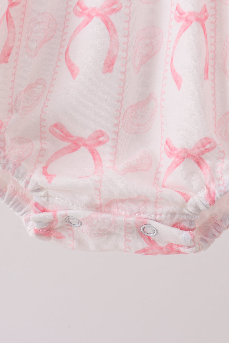 Pink Bow Print Bubble