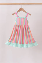 Rainbow Stripe Dress