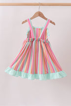 Rainbow Stripe Dress