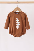 Brown Football French Knot Bubble