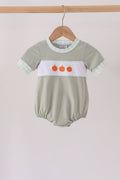 Sage pumpkin embroidery bubble
