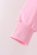Pink bow pearl mom&me sweatshirt