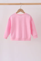 Pink bow pearl mom&me sweatshirt