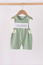 Sage Blessed Smocked Jon Jon