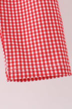 Red Football Embroidery Pants Set