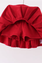 Red Alabama Roll Tide Embroidery Skorts Set