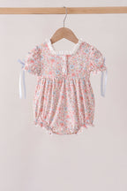 Pink Pumpkin Floral Embroidery Bubble
