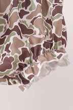 Camo Pumpkin Applique Bloomer Set