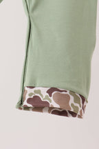 Camo Pumpkin Applique Romper