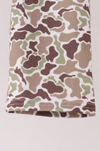 Camo Pumpkin Applique Pants Set
