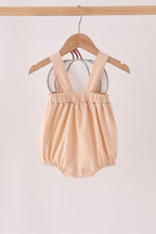 Khaki pumpkin applique bubble