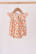 Pumpkin Bow Ruffle Bubble