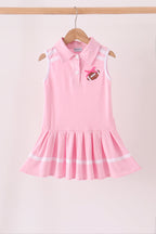 Pink football sequin dress