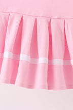 Pink football sequin dress
