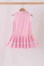 Pink football sequin dress