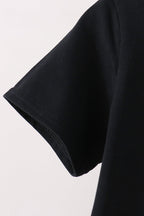 Black Ghost Embroidery Top