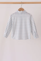 Plaid button down shirt
