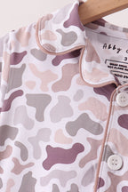 Camouflage bamboo pajama set