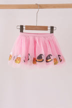 Pink candy sequin tutu skirts