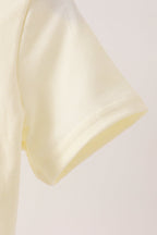 Beige character french knot top