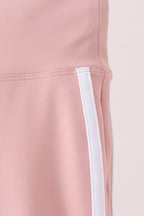 Pink Flare Double Side Stripe Active Pants