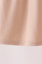 Leopard pumpkin applique dress