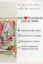 Platinum balcony print baby jumpsuit