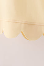 Buttercup scalloped women shorts set