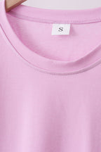 Pink scalloped mom&me shorts set
