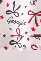 Georgia scalloped shorts set