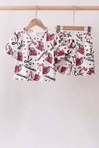Alabama scalloped shorts set