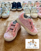 Pink Sparkle Star Sneaker #1