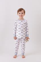 Premium character print bamboo pants set