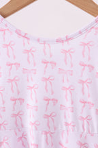 Premium tiny bow delight bamboo dress